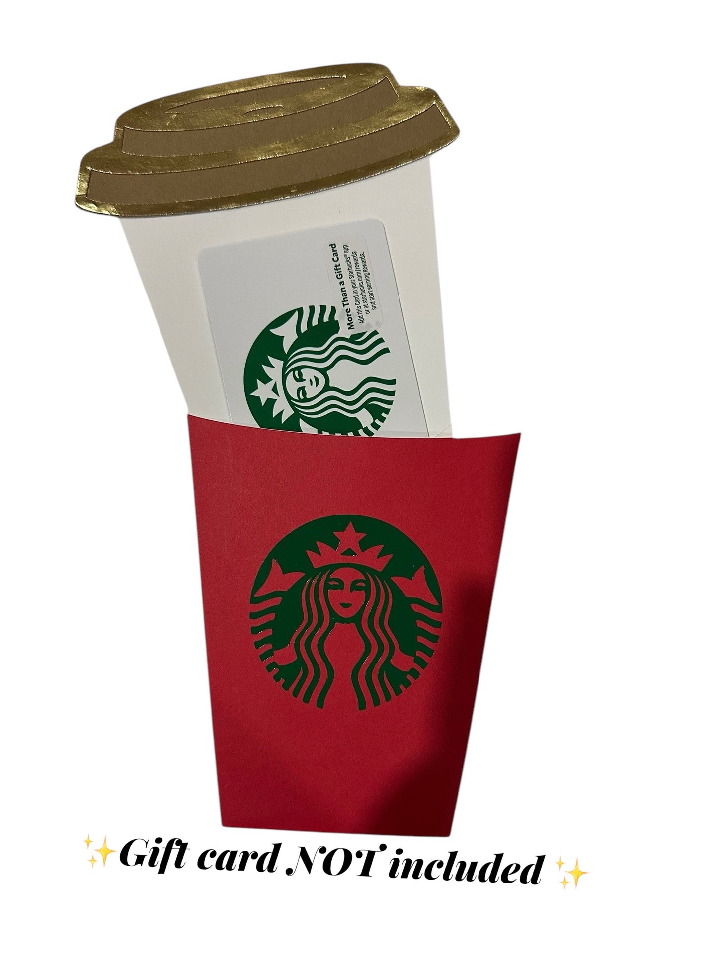 Starbies Hot Cup Gift Card Holder