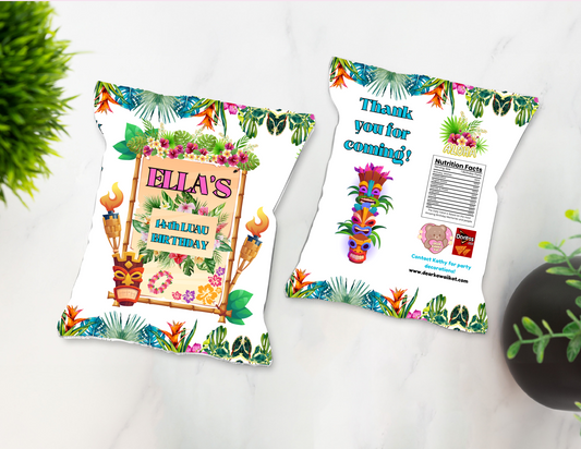 Hawaii Theme Chip Bags