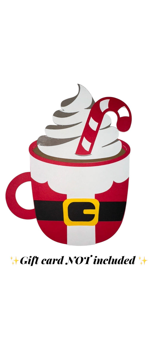 Santa's Hot Chocolate Gift Card Holder